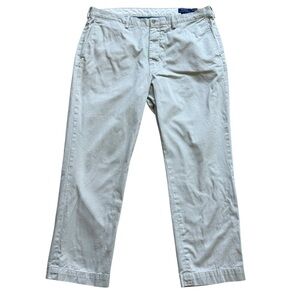 Polo Ralph Lauren Men's Classic Fit Beige Chino Pants Size 38x30 Cotton Twill